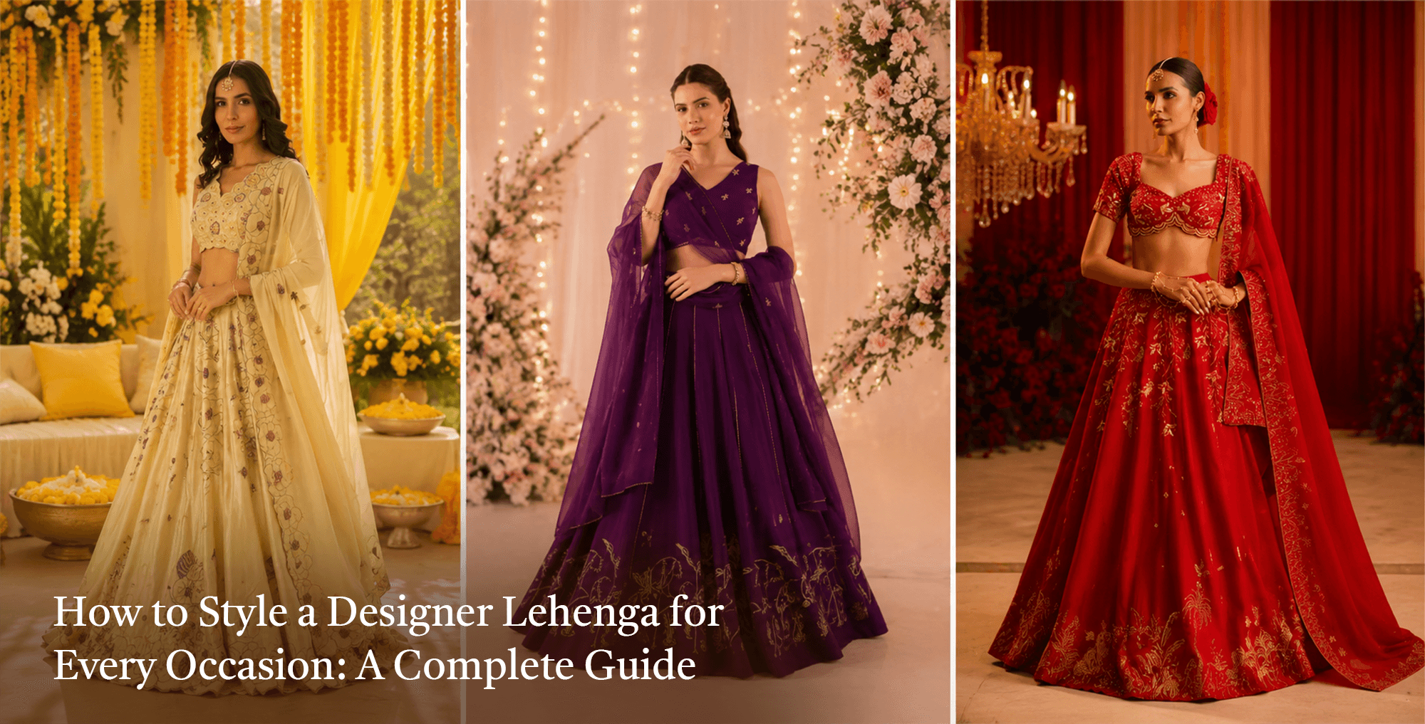 How to Style a Designer Lehenga for Every Occasion: A Complete Guide